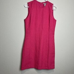 h&m pink velour dress 4/$25 Divided H&M pink midi shoulder dress 10